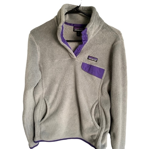 Patagonia Re-Tool Snap-T Pullover Fleece Top Women’s Size Medium - Picture 1 of 7